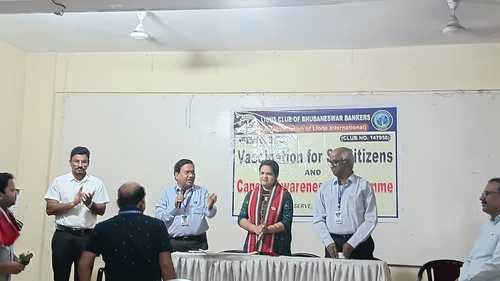 A seminar on Vaccination for Senior Citizen by LCB Bankers